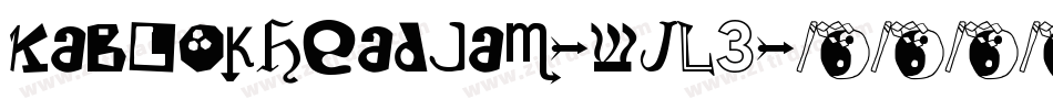 Kablokheadjam-wJL3字体转换