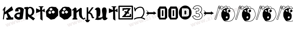 Kartoonkutz2-OOD3字体转换