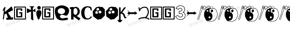 Kgtigercook-2gg3字体转换