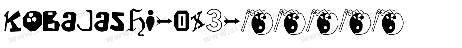 Kobajashi-OX3字体转换