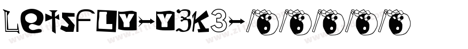 Letsfly-yZK3字体转换