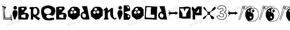 LibrebodoniBold-ypx3字体转换