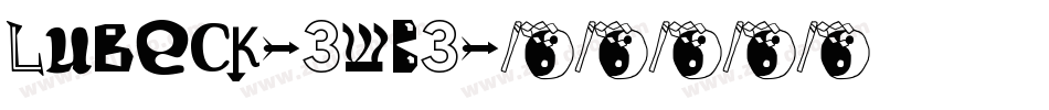 Lubeck-3wB3字体转换
