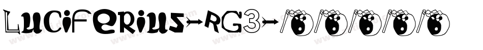 Luciferius-RG3字体转换