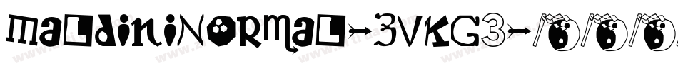 MaldiniNormal-ZVKG3字体转换