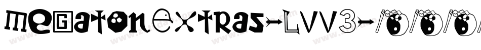 MegatonExtras-LVV3字体转换