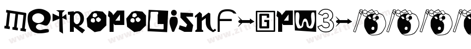 Metropolisnf-gpW3字体转换