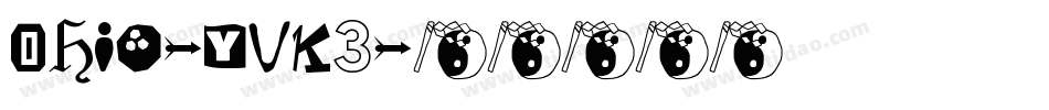 Ohio-yvK3字体转换