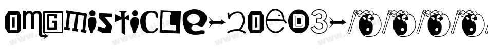OmgMisticle-2OED3字体转换