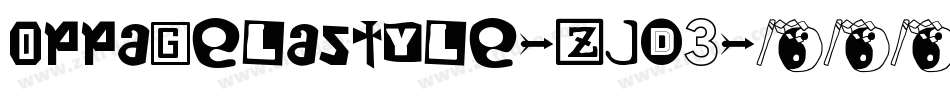 Oppagelastyle-zjD3字体转换