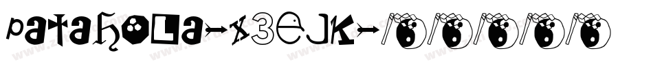 Patahola-X3EjK字体转换