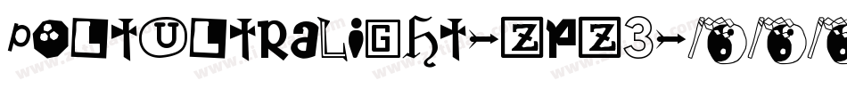 PoltUltraLight-zpz3字体转换