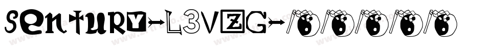 Sentury-L3VzG字体转换