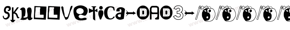 Skullvetica-DAD3字体转换