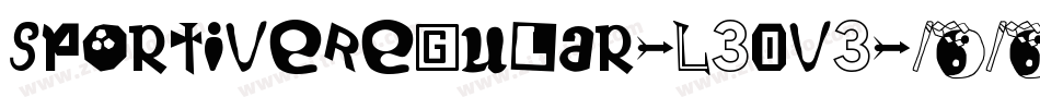 SportiveRegular-L3Ov3字体转换