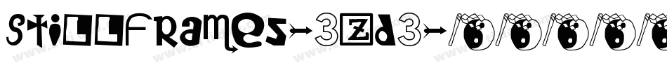 Stillframes-3zd3字体转换
