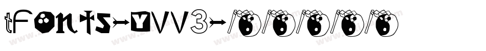 Tfonts-yVV3字体转换