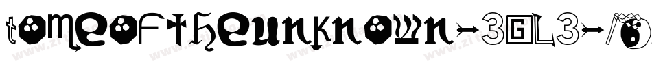 Tomeoftheunknown-3gL3字体转换