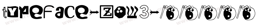 Typeface-zow3字体转换