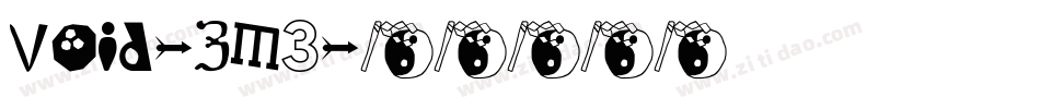 Void-ZM3字体转换