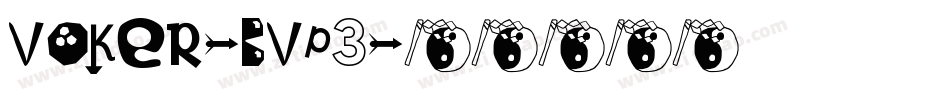 Voker-BVP3字体转换