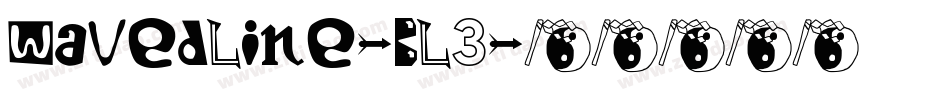 WavedLine-BL3字体转换