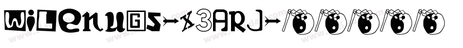 Wilenugs-X3Arj字体转换