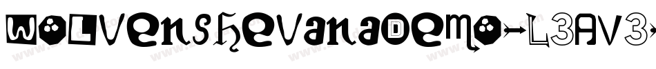WolvenShevanaDemo-L3AV3字体转换