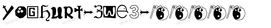 Yoghurt-ZWE3字体转换