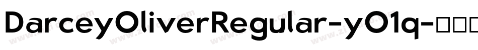 DarceyOliverRegular-yO1q字体转换