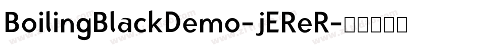 BoilingBlackDemo-jEReR字体转换