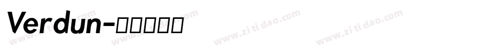 Verdun字体转换
