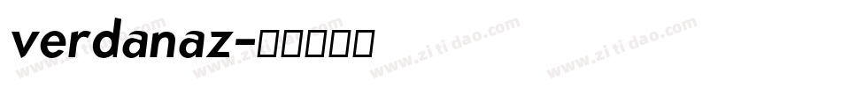 verdanaz字体转换