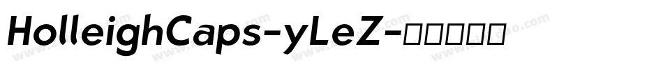 HolleighCaps-yLeZ字体转换
