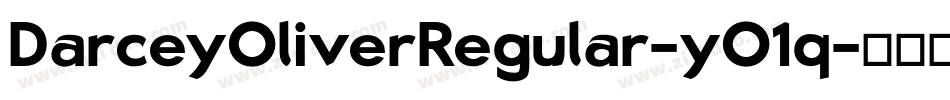 DarceyOliverRegular-yO1q字体转换