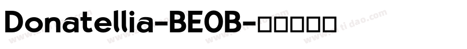 Donatellia-BE0B字体转换