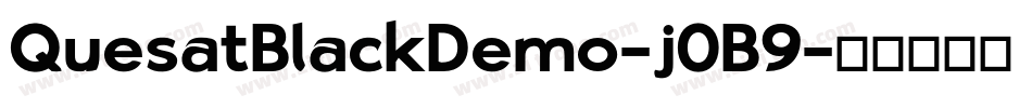QuesatBlackDemo-j0B9字体转换