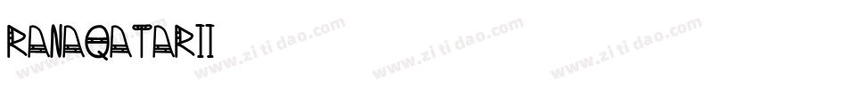 RanaQatarii字体转换