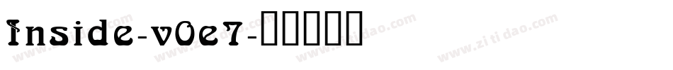 Inside-v0e7字体转换