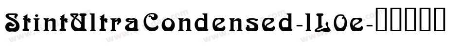 StintUltraCondensed-lL0e字体转换
