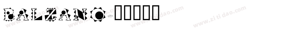 Balzano字体转换