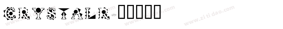 CRYSTALR字体转换