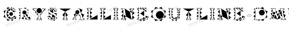 CrystallineOutline-DMwd字体转换
