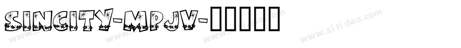 Sincity-mpjV字体转换