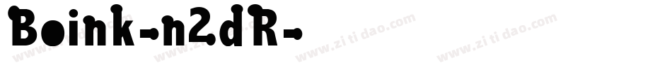 Boink-n2dR字体转换