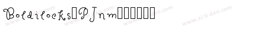 Boldilocks-PJnm字体转换