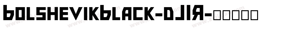 BolshevikBlack-dJ1R字体转换