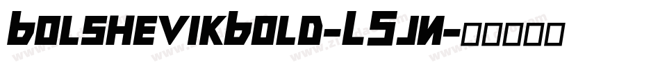 BolshevikBold-L5jn字体转换