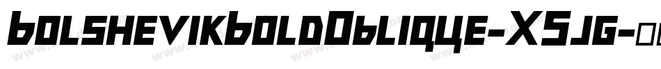 BolshevikBoldOblique-X5jg字体转换