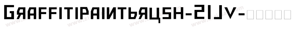 Graffitipaintbrush-21Jv字体转换